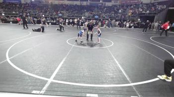 43 lbs 5th Place - Declan Metcalf, Excelsior Springs Youth Wrestling vs Owen De Los Reyes, Kansas Young Guns
