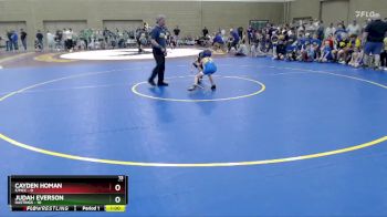 55 lbs Semis (4 Team) - Judah Everson, Hastings vs Cayden Homan, F/MCC