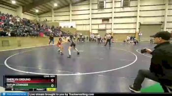 105 lbs Cons. Semi - Sherlyn Orduno, Granger vs Tatum Stanger, Layton