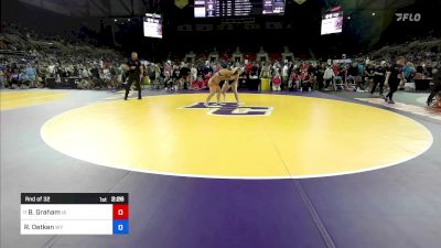 190 lbs Rnd Of 32 - Brooklyn Graham, IA vs Rebecca Oetken, WY