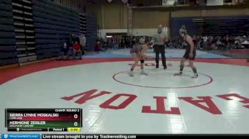 127 lbs Champ. Round 2 - Sierra Lynne Moskalski, Loveland vs Hermione Zeisler, Discovery Canyon