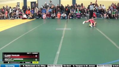 50 lbs Cons. Round 1 - Claire Traxler, Pinnacle vs Bentley Anderson, Chippewa Elite