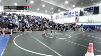 125 lbs Cons. Round 4 - Olivia Betancourt, La Serna vs Isabella Campos, Chaparral