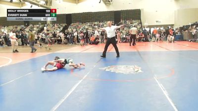 47-T lbs Consolation - Molly Bridges, Yodice vs Everett Dunn, Havoc Wrestling Academy