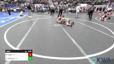 80 lbs Semifinal - Bradley Egan, Cowboy Wrestling Club vs Dalton Perkins, Scrap Yard Training