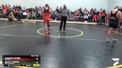 JV-24 lbs Round 1 - Jackson Moore, Waukon vs Brady Larson, West Marshall