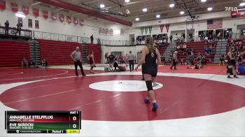 145 lbs 1st Place Match - Eve Skrocki, Wahlert, Dubuque vs Annabelle Stelpflug, Iowa City, City High