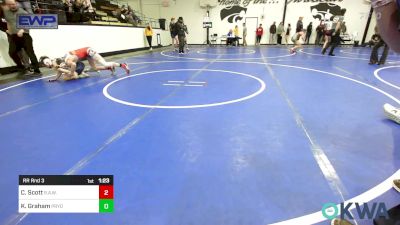 105-108 lbs Rr Rnd 3 - Elijah Lake, R.A.W. vs Conner Chancellor, Salina Wrestling Club