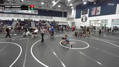 81 lbs Round 3 - Audrey Yoshimura, Cal-Grapplers vs Danica Valdovinos, West Covina