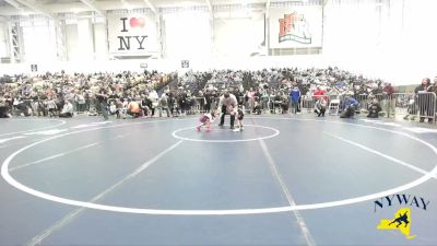 41 lbs Semifinal - Milia Moore, Crown City Wrestling vs Russell Rokjer, Journeymen Wrestling Club