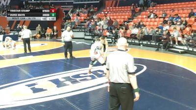 1A 175 lbs Cons. Round 2 - Tristan Stamp, Heyworth vs Duke Mays, Johnsburg