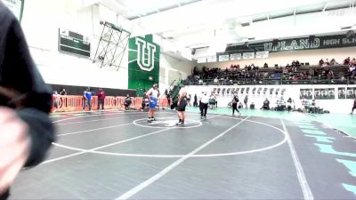 285 lbs Champ. Round 2 - Felipe Hernandez Iii, West Covina vs Aaron Portilla, El Rancho