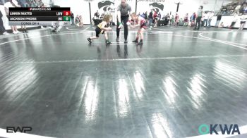 46 lbs Consi Of 4 - Linkin Watts, Locust Grove Youth Wrestling vs Jackson Prose, Jay Wrestling Club