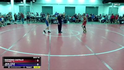 114 lbs Placement Matches (16 Team) - Raymond Castillo, California vs Jack Cole, New Jersey
