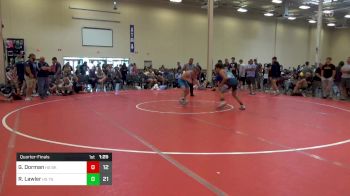 152 lbs Quarterfinal - Gabriel Dorman, HS Bad Karma vs Ryan Lawler, HS TNWC Red