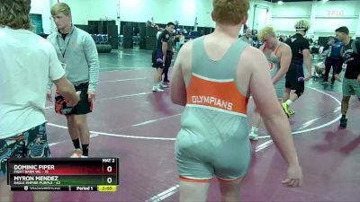 285 lbs Finals (8 Team) - Myron Mendez, Eagle Empire Purple vs Dominic Piper, Fight Barn WC