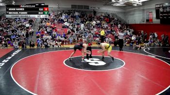 152 lbs Champ. Round 2 - Adam Haines, Fox Chapel Area Hs vs Michael Fabbri, Marion Center Area Hs