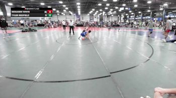 138 lbs Rr Rnd 2 - Benjamin White, Mayo Quanchi Gold vs Tyler Redfield, Flickr Boyz Daifugo