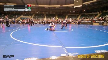 110 lbs Consolation - Keaton Dietz, Cowboy Wrestling Club vs Brysen Frey, Caveman Wrestling