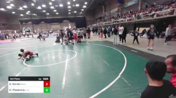 66 lbs 3rd Place - Declan Gorski, Bald Eagle WC vs Horacio Plasencia, La Gente WC