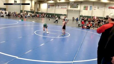 70 lbs Champ. Round 1 - Beau Parsons, Warrior Wrestling Academy vs Titus Shaw, Broken Bow Wrestling Club