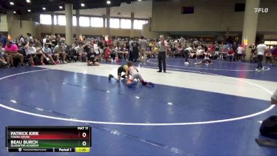 70 lbs Quarterfinal - Beau Burch, Gladiator Academy vs Patrick Kirk, Tough House