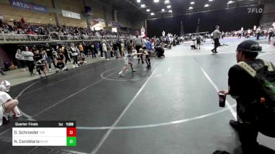 81 lbs Quarterfinal - Dalton Schroeder, Top Notch WC vs Nathaniel Candelaria, Bear Creek Jr. Wrestling