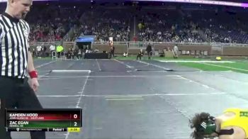 D1-144 lbs Cons. Round 2 - Zac Egan, Howell HS vs Kamden Hood, John Glenn HS - Westland