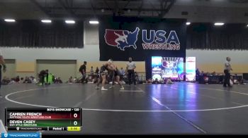 120 lbs Cons. Round 4 - Camren French, Mattoon Youth Wrestling Club vs Deven Casey, Izzy Style Wrestling