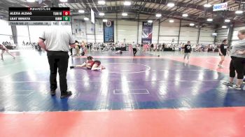 152 lbs Rr Rnd 2 - Alexa Aldag, Team Nebraska vs Leat Minaya, Hammer Wrestling Club