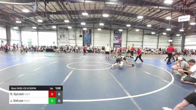 113 lbs Rr Rnd 2 - Ryan Spinelli, North Hunterdon Wrestling Club vs Joe ...