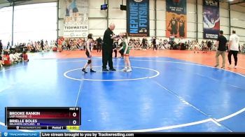 60 lbs Rd#11- 2:00pm Saturday - Brooke Rankin, Lady Rangers vs Brielle Boles, Oklahoma Outlaws