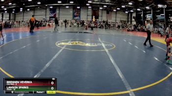 92 lbs Rd# 5- 3:45pm Friday Final Pool - Lawson Sparks, POWA vs Brennen Veverka, Cali Red