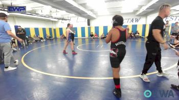 140 lbs Semifinal - Kayden Cato, Mustang Bronco Wrestling Club vs Kaylynn Lewis, Harrah Little League Wrestling