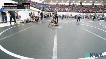 46 lbs Consi Of 8 #1 - Sebastian Ramos, Huskey Wrestling Club vs Gabriel Morales, Comanche Takedown Club