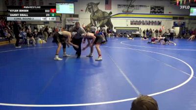 190 lbs Cons. Round 3 - Danny Small, Center Point-Urbana vs Kyler Jensen, Solon