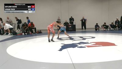 45 kg Cons. Sub-quarters - Jayland Davis, Warrior Regional Training Center vs Logan Tuck, New Jersey