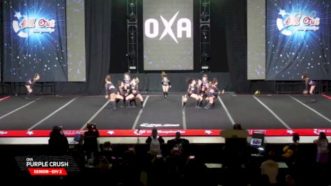 OXA - Purple Crush [2026 Senior--Div 2 Day 1] 2026 The All Out Grand Nationals