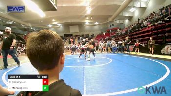 67 lbs Consi Of 4 - Creek Cassity, Barnsdall Youth Wrestling vs Jett Manning, Barnsdall Youth Wrestling