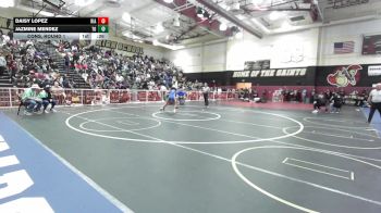 110 lbs Cons. Round 1 - Jazmine Mendez, Thousand Oaks vs Daisy Lopez, Rialto