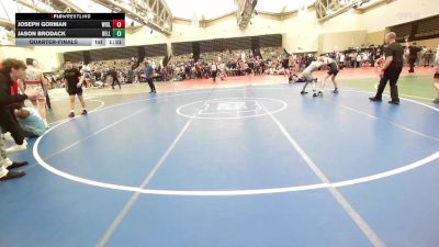 115-H lbs Quarterfinal - Joseph Gorman, West Islip vs Jason Brodack, Bellmore-JFK
