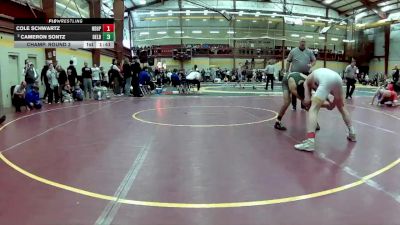 120 lbs Champ. Round 3 - Cole Schwartz, Notre Dame-Green Pond vs Cameron Sontz, Delbarton