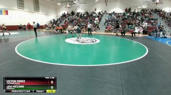 215 lbs Champ. Round 3 - Levi McCann, Pinedale vs Victor Perez, Thunder Basin