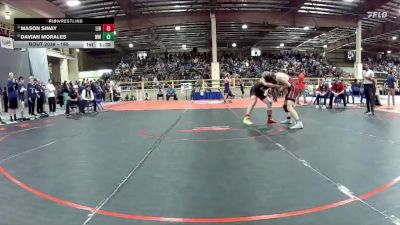165 lbs Quarterfinal - Mason Sinay, Lincoln vs Davian Morales, West Wendover