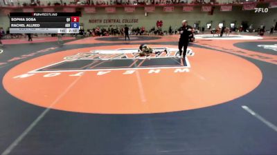 160 B Quarterfinal - Rachel Allred, Adams State vs Sophia Sosa, Quincy