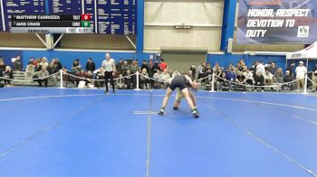 133 lbs Semifinal - Jake Craig, Southern Maine vs Matthew Carrozza, Trinity (ct)