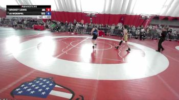 100 lbs 1st Place Match - Brodey Lewis, Askren Wrestling Academy vs Aj Woerpel, Team Nazar Training Center