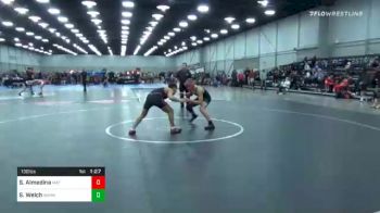 130 lbs Semifinal - Samuel Almedina, Mat Assassins Wrestling Club vs Stanton Welch, Warner Elite Wrestling Club
