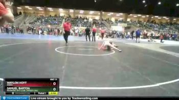 86 lbs Cons. Round 4 - Waylon Hoyt, NWWC vs Samuel Barton, Roseburg Mat Club/ Umpqua Vall