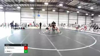 160 lbs Quarterfinal - Derek Matthews, ID vs Luke Geog, OH